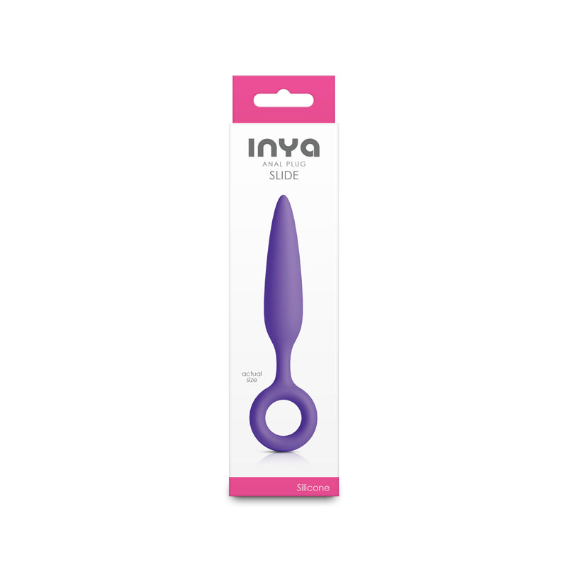 NS Novelties INYA Slide - 12.7cm Anal Plug Purple