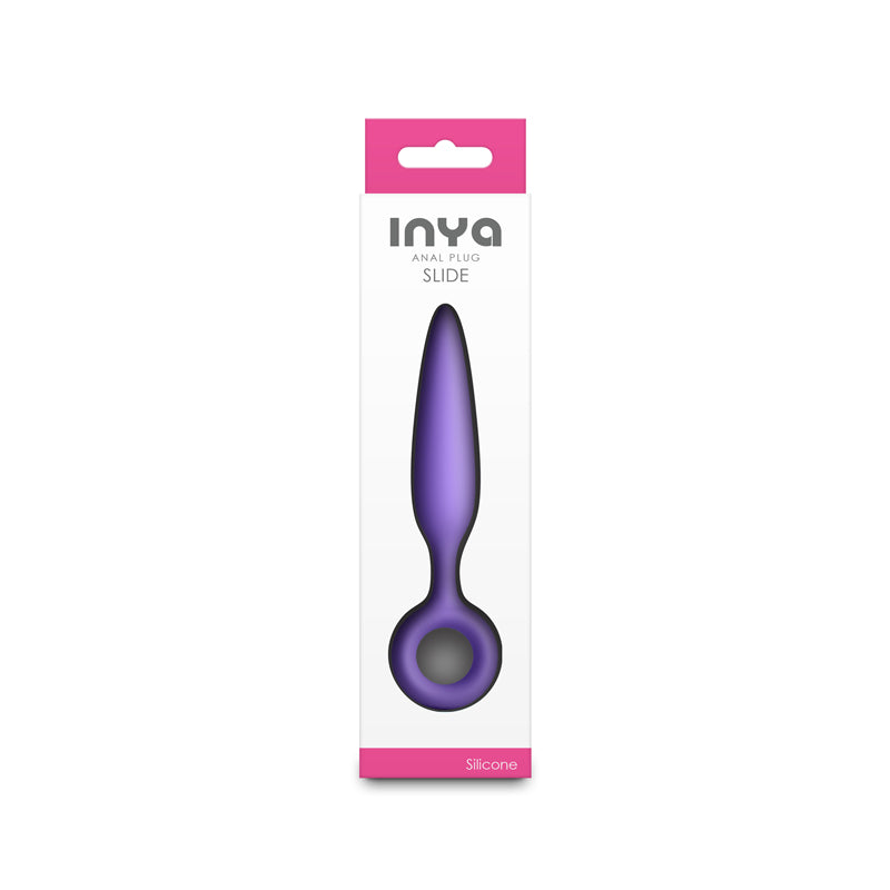 NS Novelties INYA Slide - 12.7cm Anal Plug Purple