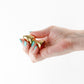 NS Novelties | Rear Assets Petite - Gold 6cm Metal Butt Plug with Red Round Gem Base
