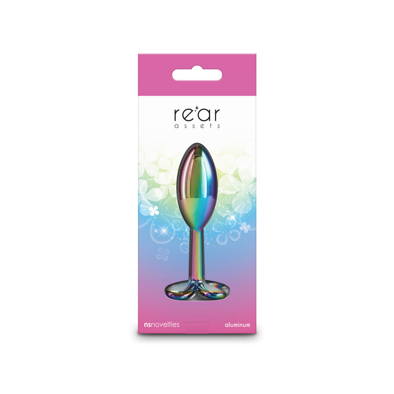 NS Novelties | Rear Assets Clover - Multicoloured 9.2cm Metallic Butt Plug