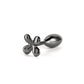 NS Novelties | Rear Assets Clover - Gunmetal 9.2cm Metallic Butt Plug