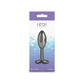 NS Novelties | Rear Assets Clover - Gunmetal 9.2cm Metallic Butt Plug