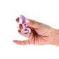 NS Novelties | Rear Assets Iridescent Pink 7.1cm Small Butt Plug