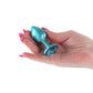 NS Novelties Rear Assets Iridescent - Small - Teal 7.1cm Small Butt Plug