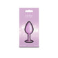 NS Novelties | Rear Assets Iridescent Pink 8.2cm Medium Butt Plug