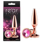 NS Novelties Rear Assets Tapered - Medium - Rose Gold 9.98cm Butt Plug