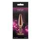 NS Novelties Rear Assets Tapered - Medium - Rose Gold 9.98cm Butt Plug