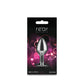 NS Novelties Rear Assets Silver - Small Metal Butt Plug with Pink Gem Base