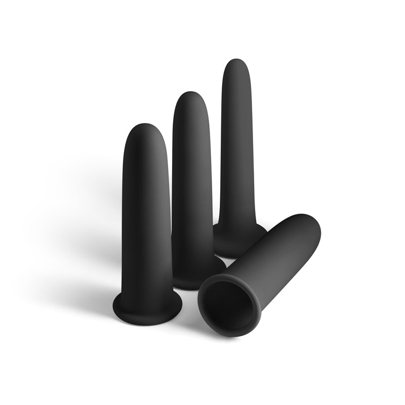 NS Novelties | Renegade Gliders - Black Dilators - Set of 4