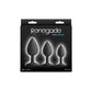 NS Novelties | Renegade Triple Ace Kit - Black Butt Plugs - Set of 3 Sizes