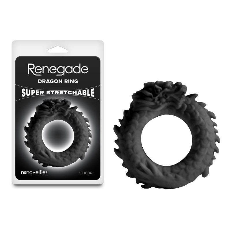 NS Novelties | Renegade Dragon Ring - Black Cock Ring