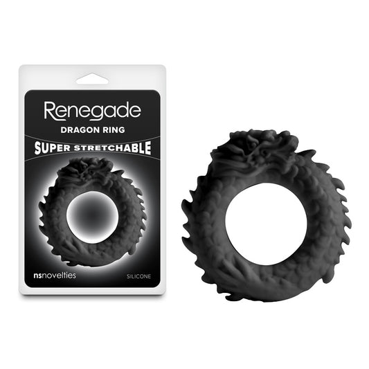 NS Novelties | Renegade Dragon Ring - Black Cock Ring