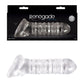 NS Novelties | Renegade - Ribbed Extension Clear Penis Extension Sleeve