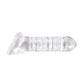 NS Novelties | Renegade - Ribbed Extension Clear Penis Extension Sleeve