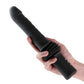 NS Novelties | Renegade Super Stroker - Black 36.8cm Thrusting Vibrator with Remote Control & Stand