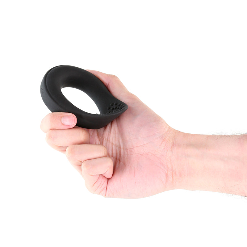 NS Novelties | Renegade Slider - Black USB Rechargeable Vibrating Cock Ring