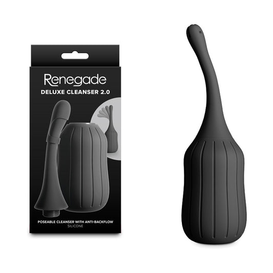 NS Novelties | Renegade Deluxe Cleanser 2.0 - Black Unisex Douche