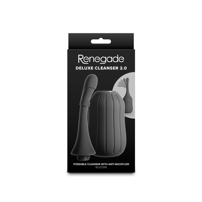 NS Novelties | Renegade Deluxe Cleanser 2.0 - Black Unisex Douche