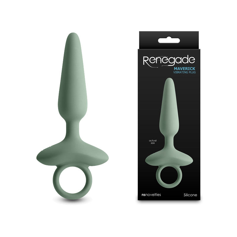 NS Novelties | Renegade Maverick - Sage 15cm USB Rechargeable Vibrating Butt Plug