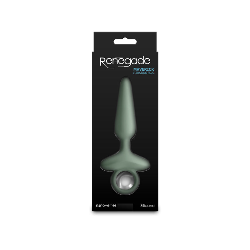 NS Novelties | Renegade Maverick - Sage 15cm USB Rechargeable Vibrating Butt Plug