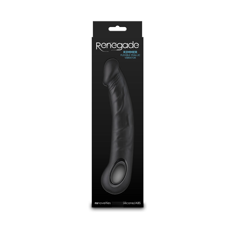 NS Novelties | Renegade Rimmer - Black 22cm USB Rechargeable Vibrator
