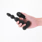 NS Novelties | Renegade Reign - Black 17.9cm Vibrating Anal Beads with Wireless Remote