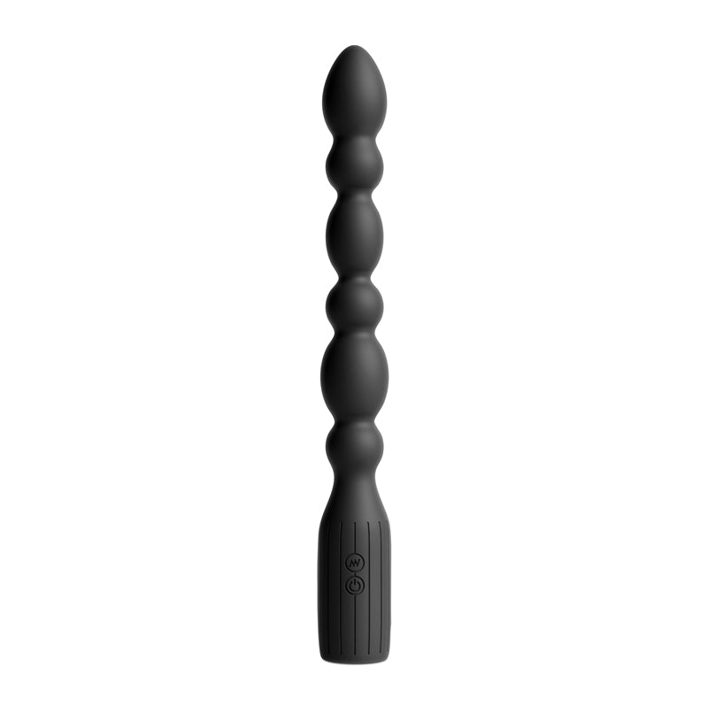 NS Novelties | Renegade Prime - Black 28.8cm Vibrating Anal Beads