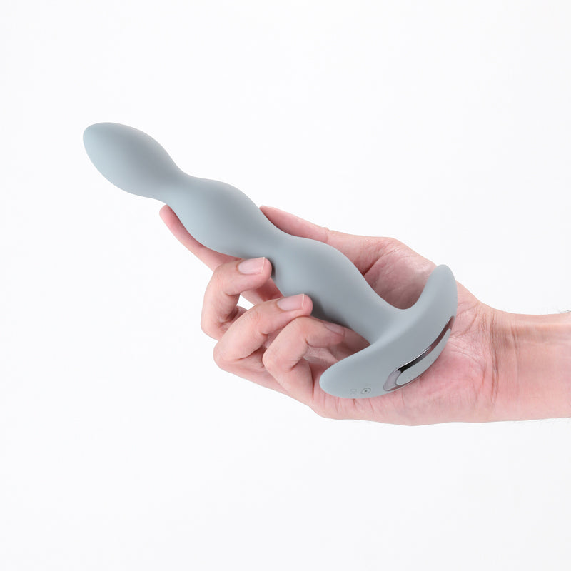 NS Novelties | Renegade Vantage - Grey 20.6cm Vibrating Anal Beads