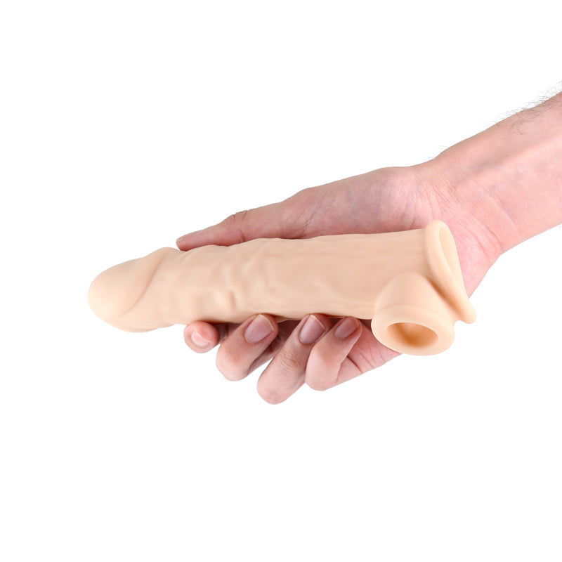 NS Novelties | Renegade Annex - Thin - Flesh 19.4cm Penis Extender Sleeve
