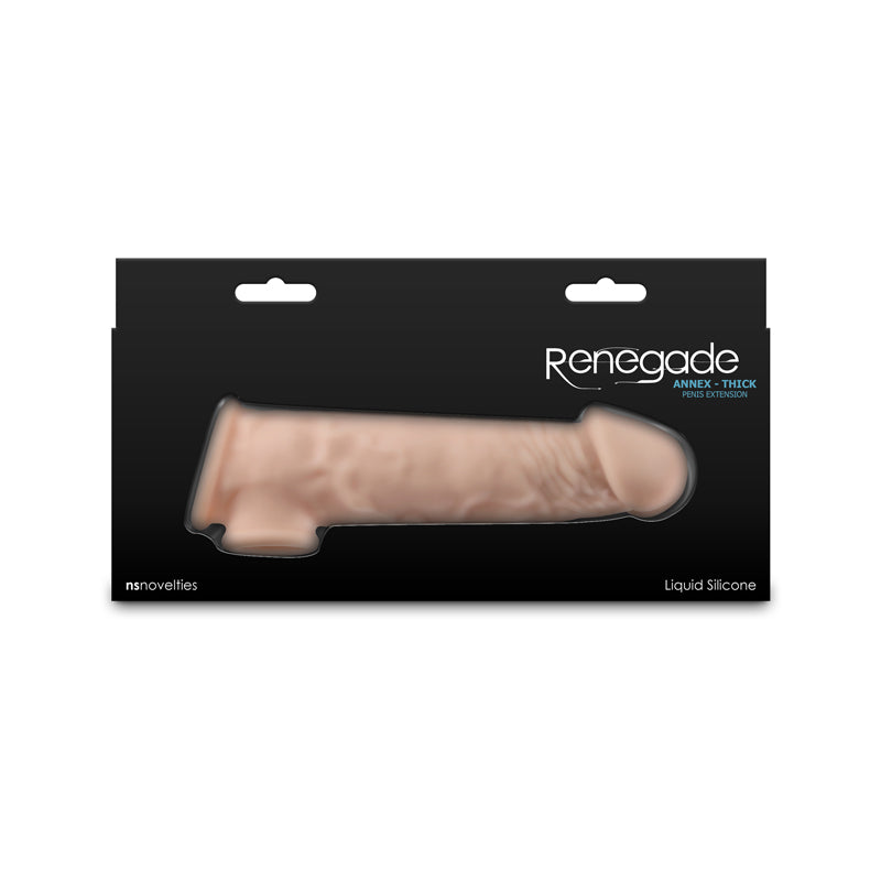 NS Novelties | Renegade Annex - Thick - Flesh 18.6cm Penis Extender Sleeve