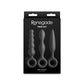 NS Novelties | Renegade Trio Kit - Black Butt Plugs - Set of 3