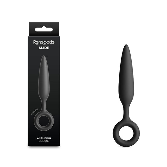 NS Novelties | Renegade Slide - Black 12.7 cm Anal Plug