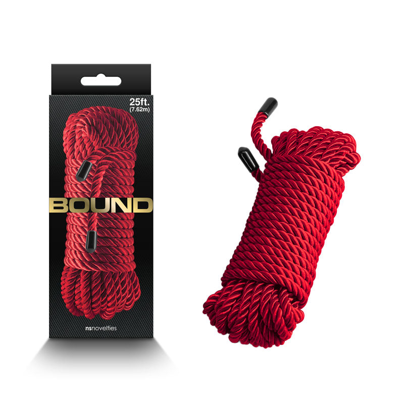 NS Novelties | Bound Rope - Red Bondage Rope - 7.6 metre length ...
