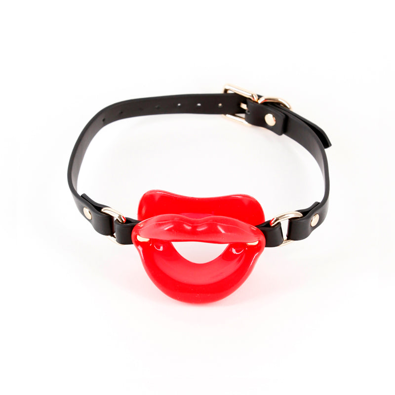 NS Novelties | Fetish & Fashion - Kourtney Red Lips Open Mouth Restraint