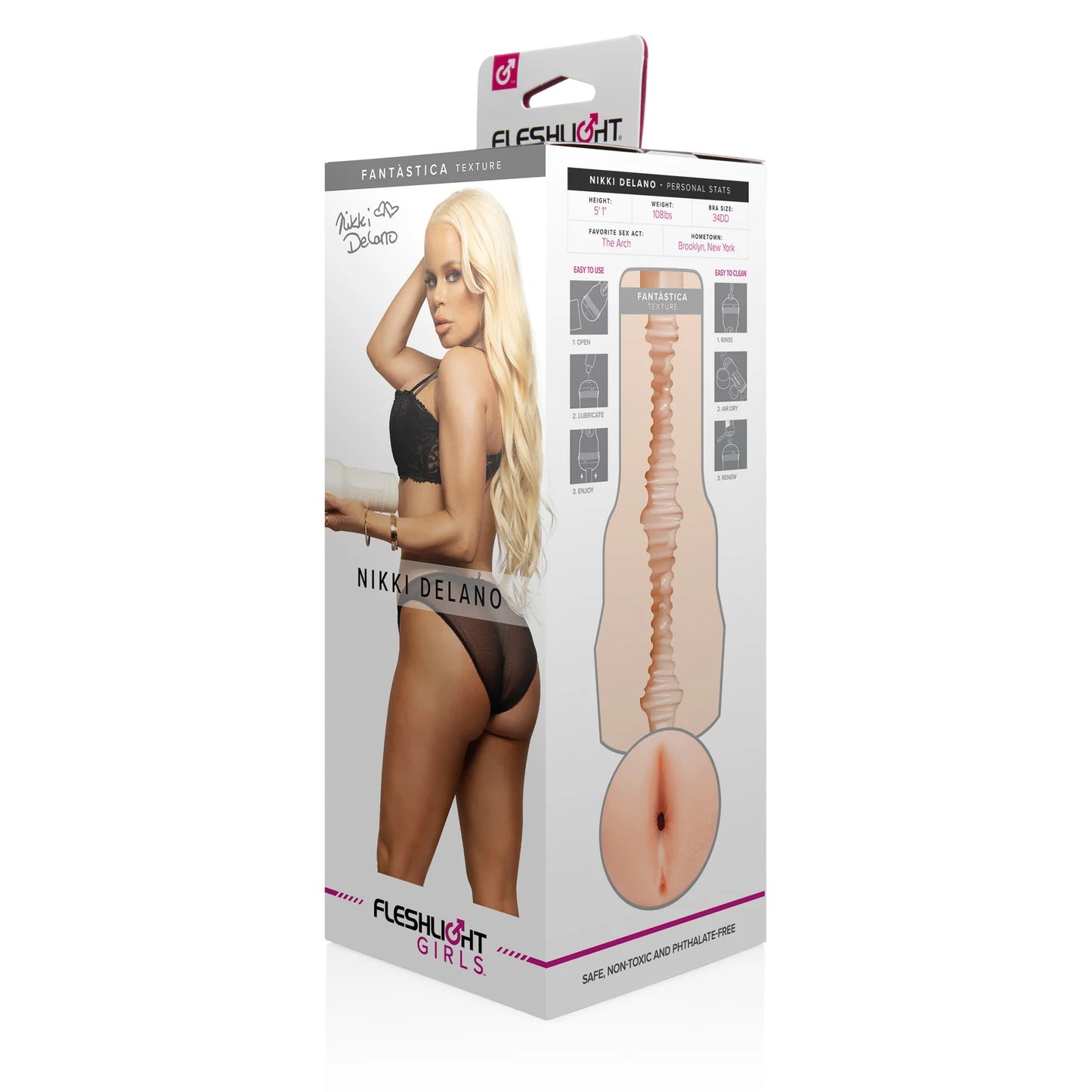 Fleshlight Girls Nikki Delano Fantastica Ass Masturbator