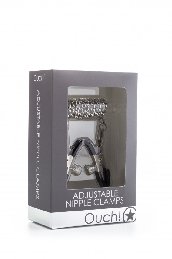 Shots Toys | OUCH! Adjustable Nipple Clamps Metal