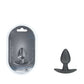 Shots Toys | OUCH! Anal Plug - Small - Gun Metal