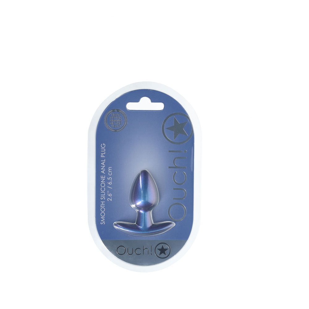 Shots Toys | OUCH! Anal Plug - Small - Metallic Blue