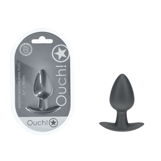 Shots Toys | OUCH! Anal Plug - Medium - Gun Metal
