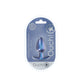Shots Toys | OUCH! Anal Plug - Medium - Metallic Blue