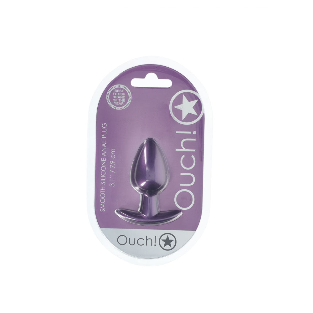 Shots Toys | OUCH! Anal Plug - Medium - Metallic Purple