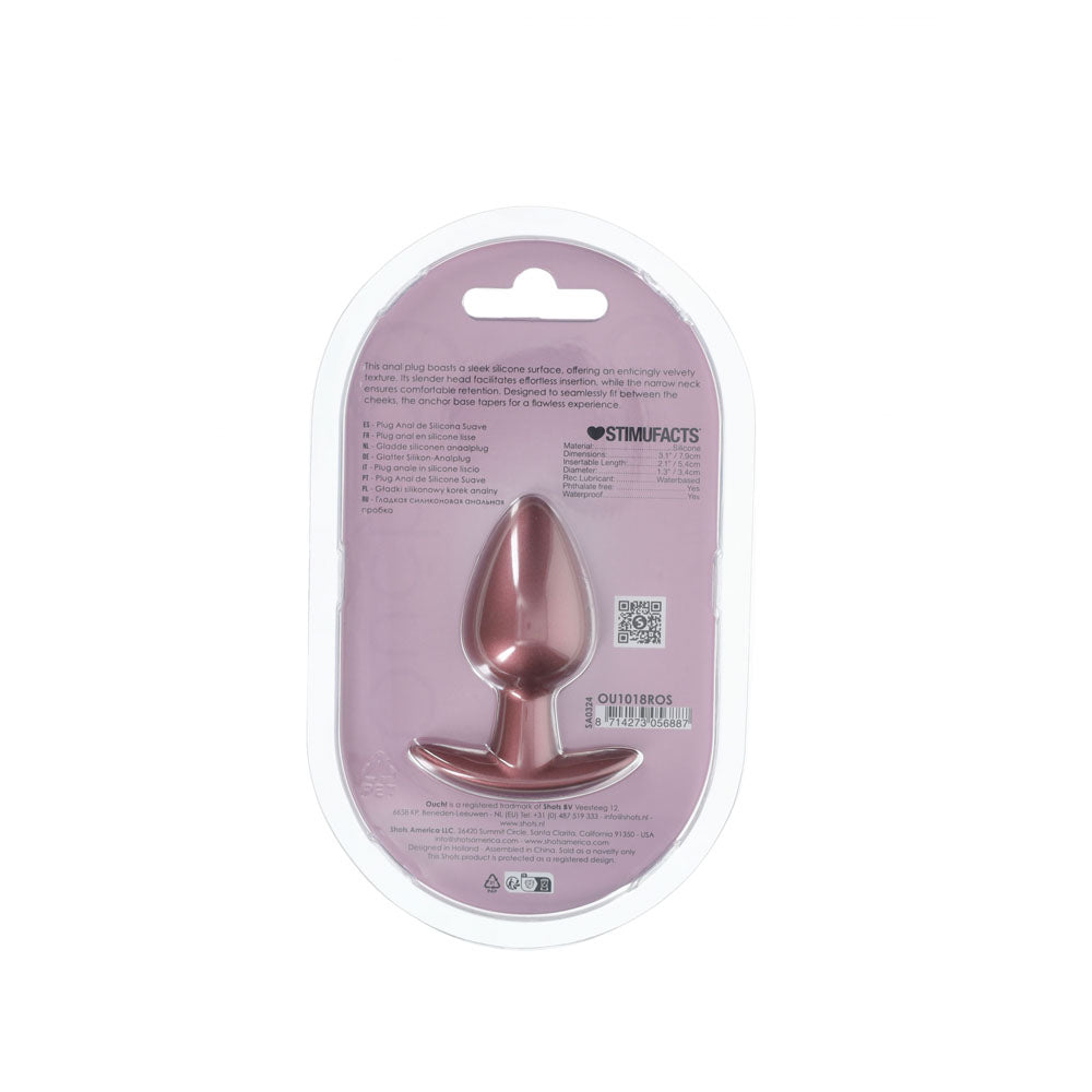 Shots Toys | OUCH! Anal Plug - Medium - Rose Gold