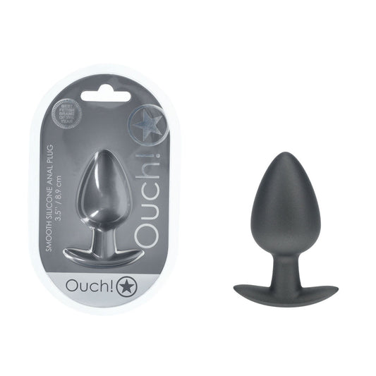 Shots Toys | OUCH! Anal Plug - Large - Gun Metal