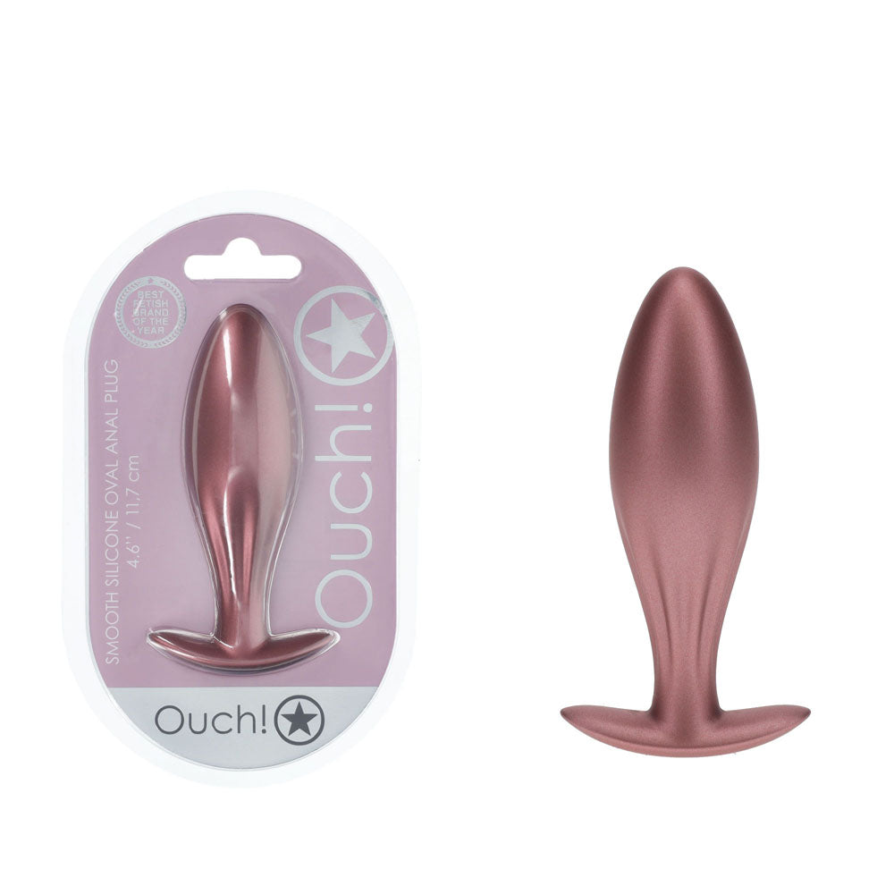 Shots Toys | OUCH! Oval Anal Plug - Rose Gold