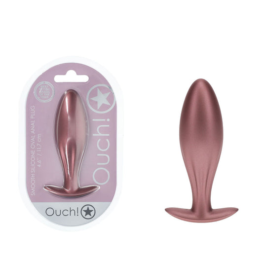 Shots Toys | OUCH! Oval Anal Plug - Rose Gold