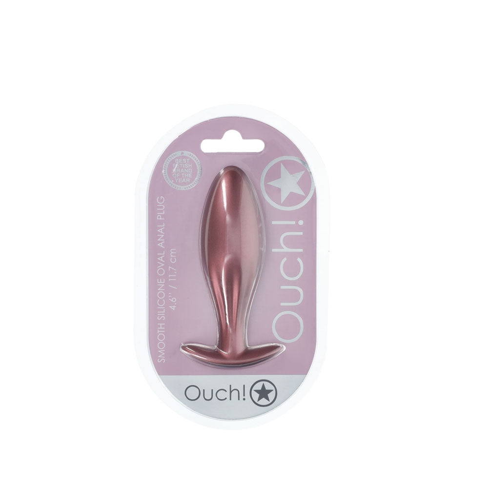Shots Toys | OUCH! Oval Anal Plug - Rose Gold