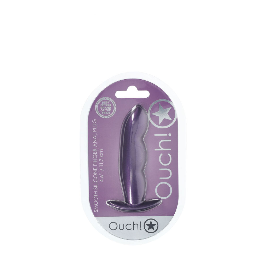 Shots Toys | OUCH! Finger Anal Plug - Metallic Purple