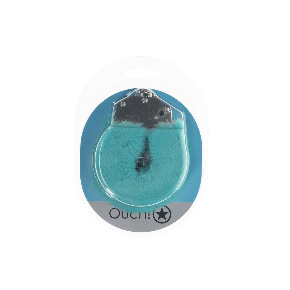 Shots Toys | OUCH! Heavy-Duty Fluffy Cuffs - Blue