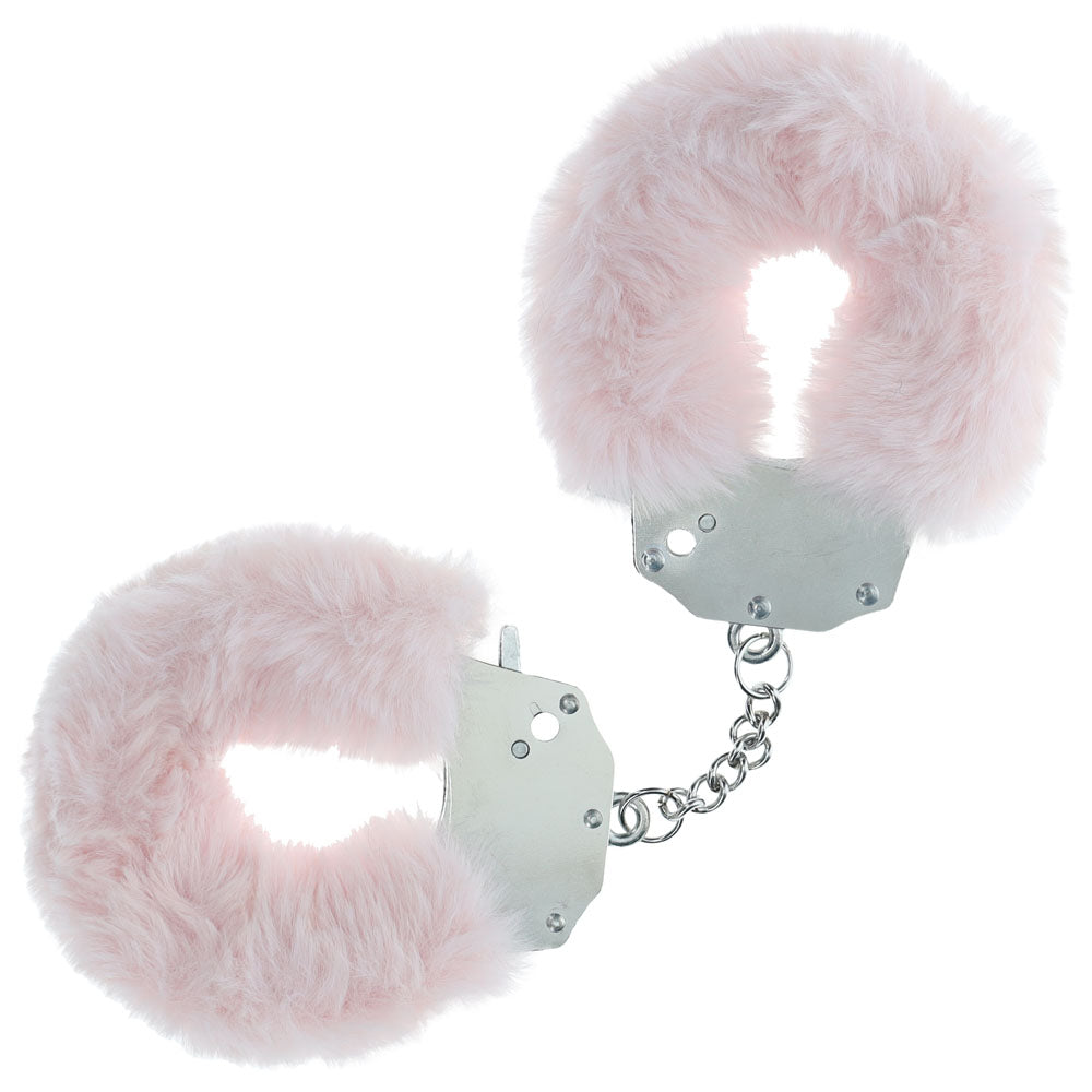 Shots Toys | OUCH! Heavy-Duty Fluffy Cuffs - Powder Pink