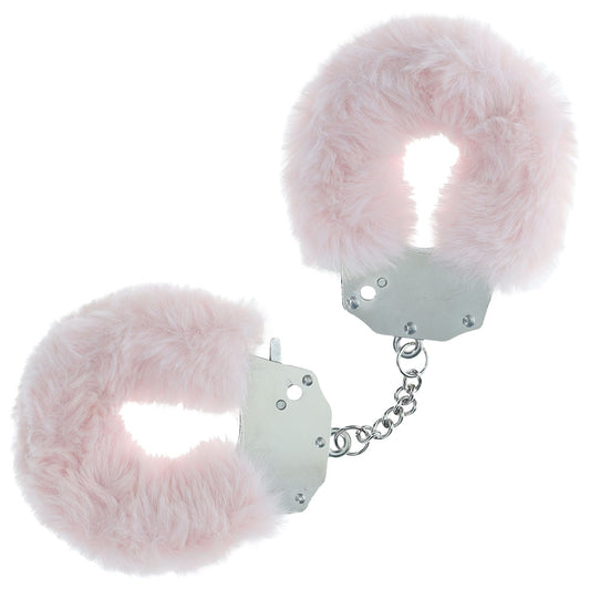 Shots Toys | OUCH! Heavy-Duty Fluffy Cuffs - Powder Pink